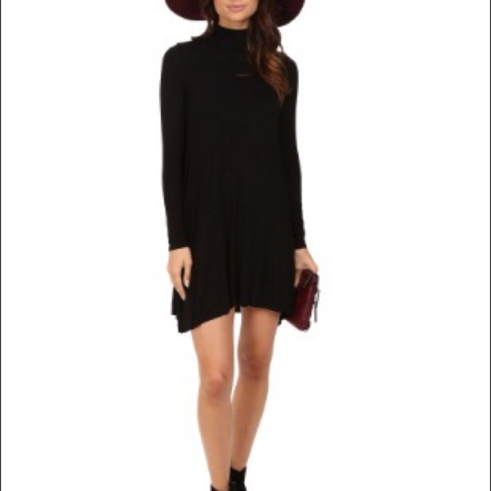 Amanda Long Sleeved Dress - Black